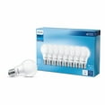 thumbnail image 1 of Philips LED 60-Watt Equivalent A19 General Purpose Household Light Bulb, Frosted Daylight, Non-Dimmable, E26 Medium Base (8-Pack), 1 of 6