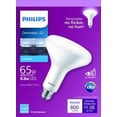 thumbnail image 1 of Philips LED 65-Watt BR40 6-Inch Recessed can Indoor Floodlight Light Bulb, Frosted Daylight, Dimmable, E26 Medium Base (1-Pack), 1 of 6