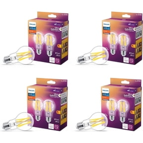 Philips LED A19 Ultra Definition Dimmable LED Light Bulbs - Flicker-Free 100w Light Bulbs with EyeComfort Technology - Soft White 2700K Lightbulb - 1500 Lumen - E26 Base - 8 Pack