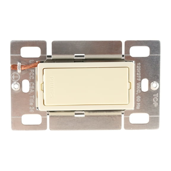 Philips LRA17200IM OccuSwitch Wireless Wall Switch Motion Detector Occupancy Sensor, Almond