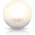 thumbnail image 1 of Philips Light Alarm Clock w Sunrise Simulation Night Light, White (HF3510), 1 of 2