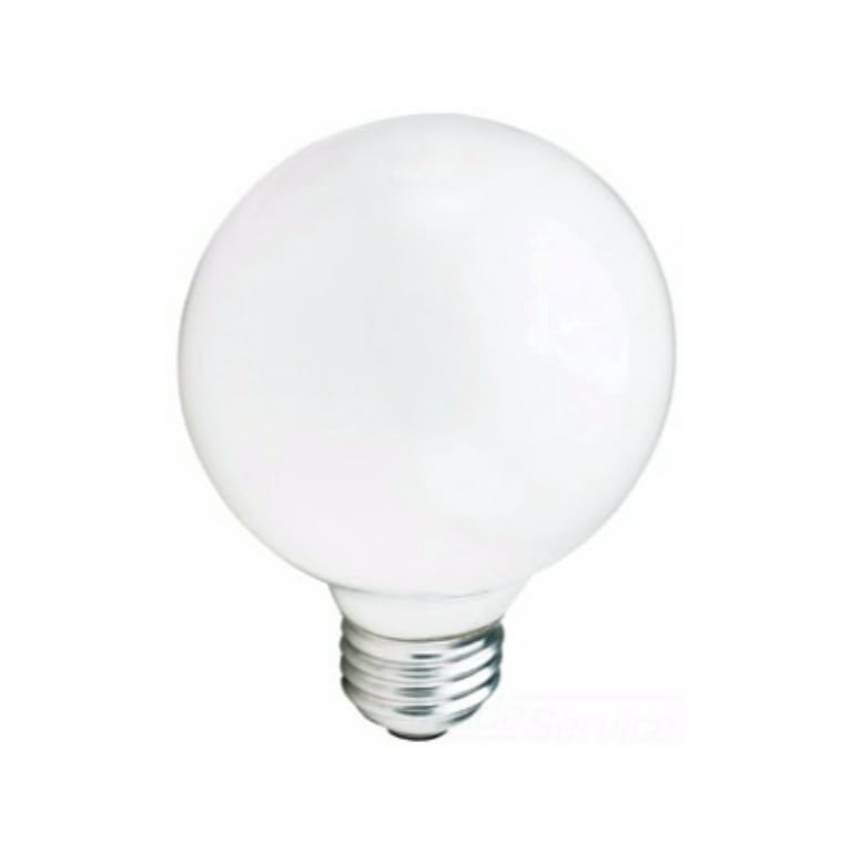 sammensatte Definere tyveri Philips Lighting 167460 G25 Globe Decorative Incandescent Lamp 40 Watt E26  Medium Base 370 Lumens White DuraMax&trade; - Walmart.com