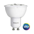 thumbnail image 1 of Philips LED GU10 Reflector Bulb 3 Pack, 50 Watt Equivalent, Bright White (3000K), Dimmable, Medium Screw Base, 1 of 3