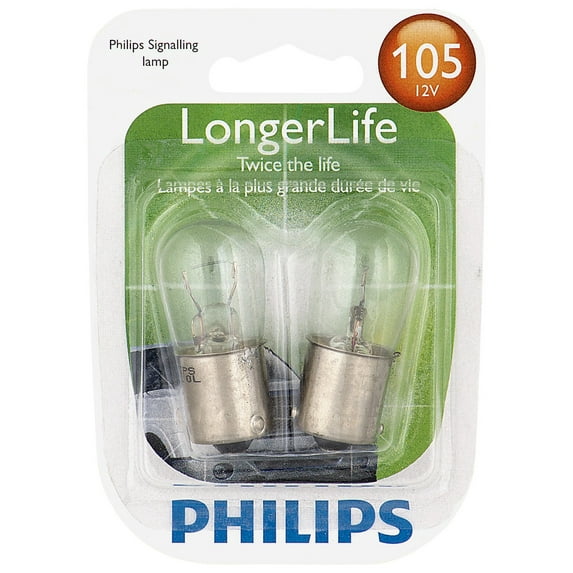 Philips Longerlife Miniature 105Ll, Ba15S, Glass, Always Change In Pairs!