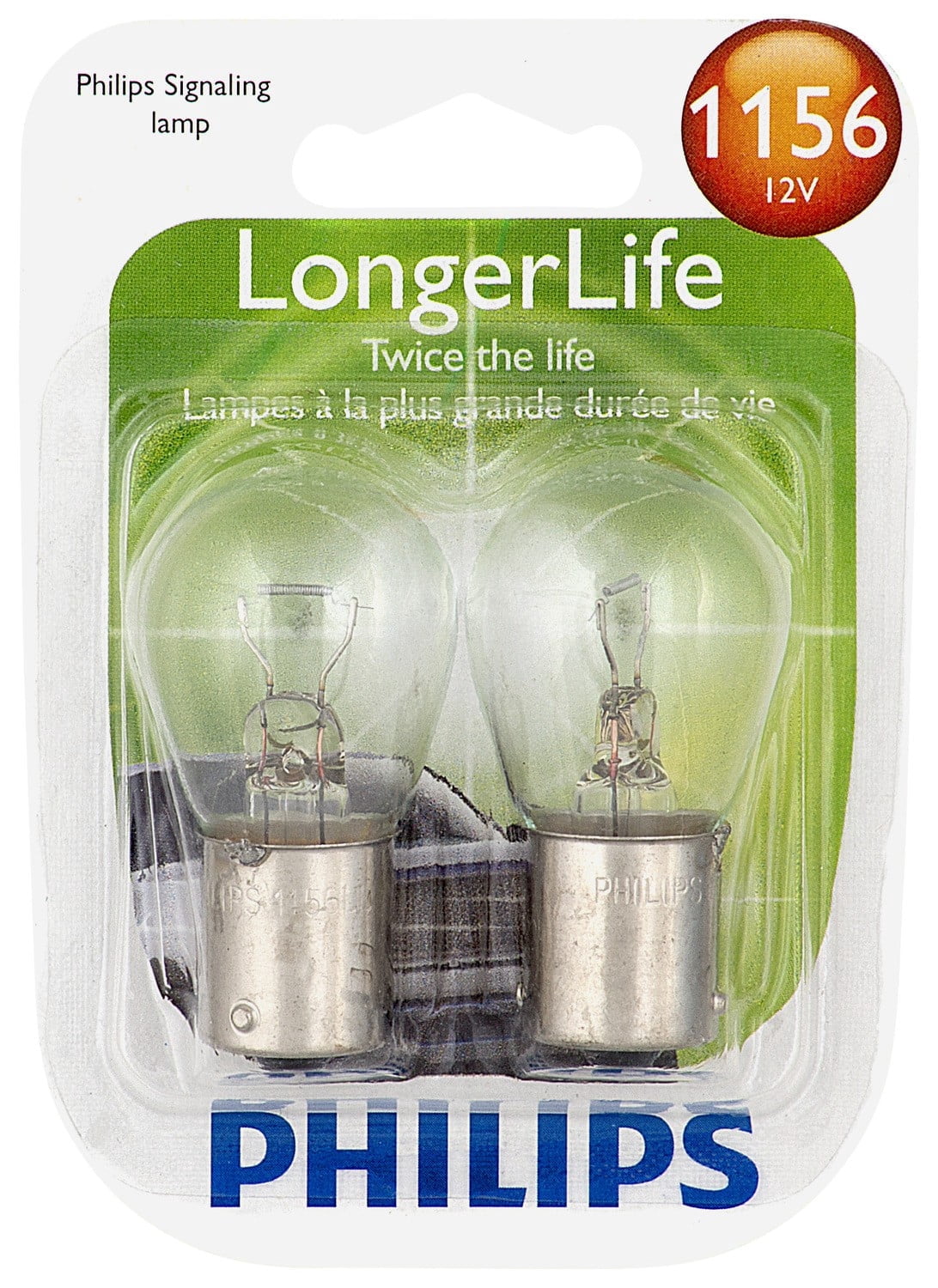 Philips Longerlife Miniature 1156Ll, Clear, Twist Type, Always Change In Pairs!