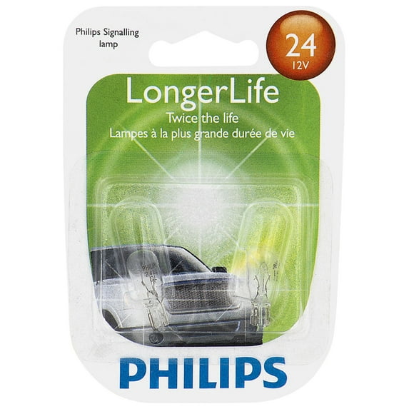 Philips Longerlife Miniature 24Ll, W2,1X9,5D, Glass, Always Change In Pairs!
