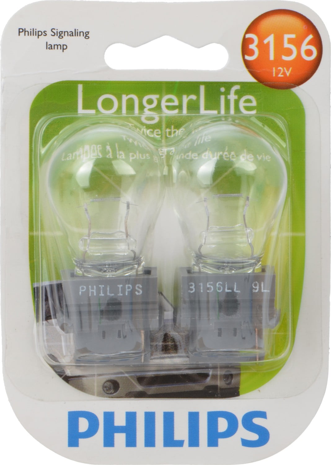 Philips LongerLife Miniature 3156LL, Pack of 2