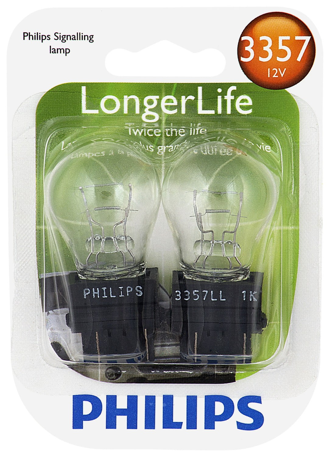 Philips LongerLife Miniature 3357LL, Pack of 2