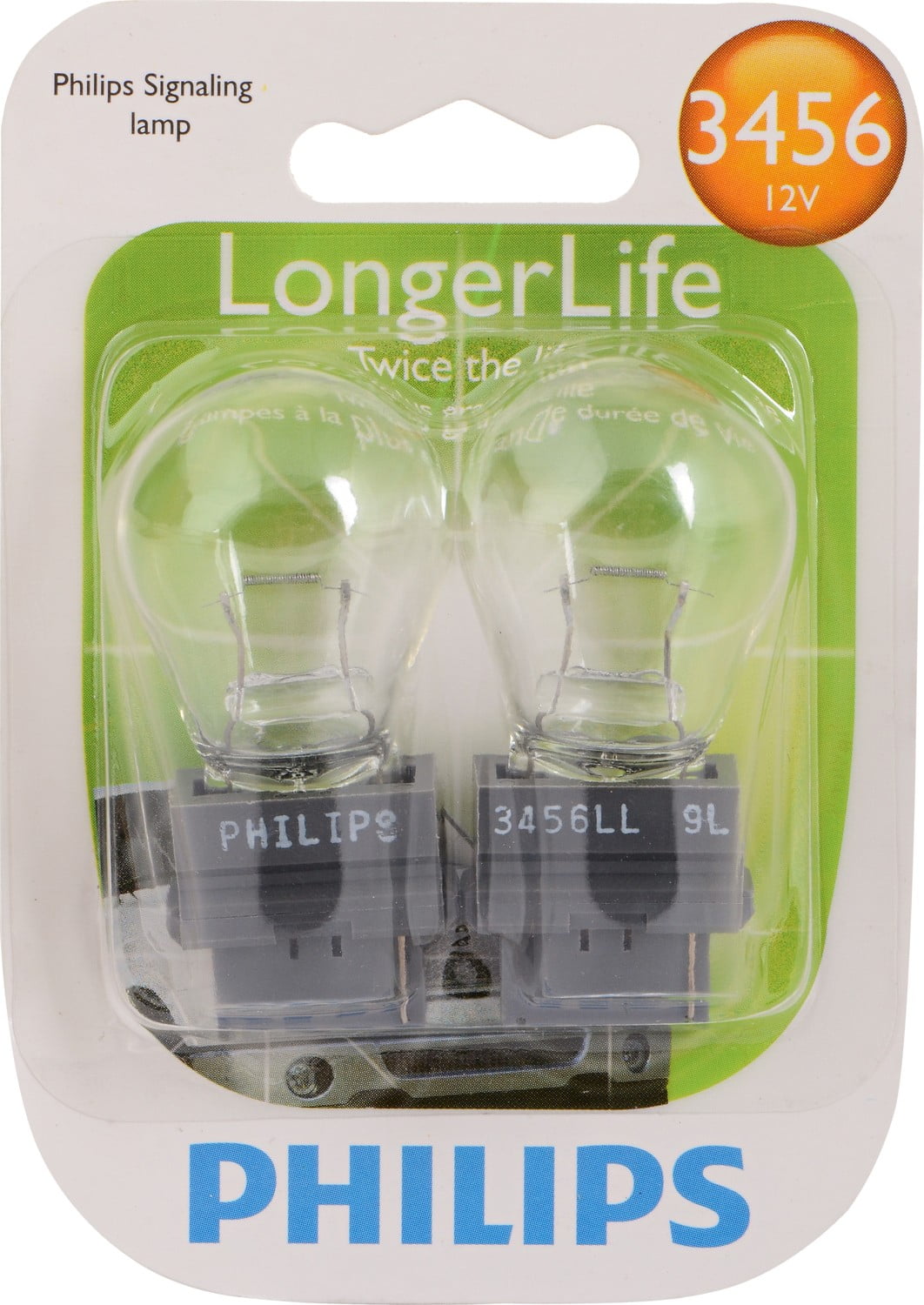 Philips LongerLife Miniature 3456LL, Pack of 2