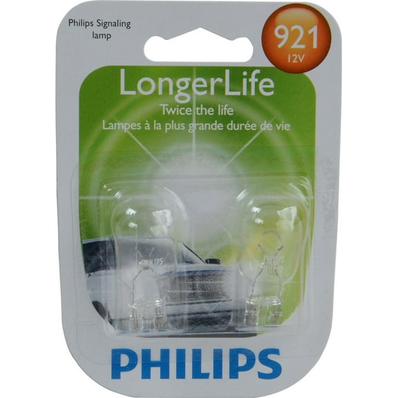 Philips Longerlife Miniature 921Ll, Clear, Push Type, Always Change In Pairs!