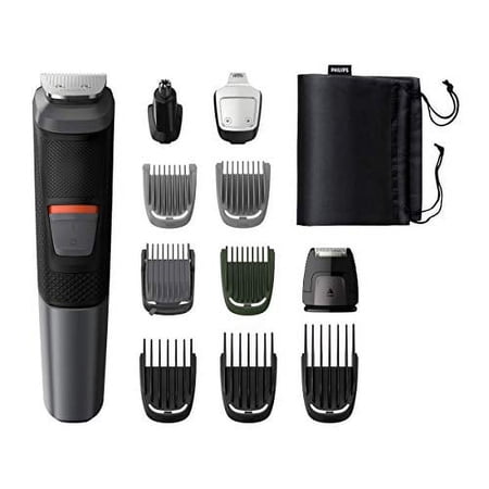 Philips Norelco Series 5000, MG5700/49 All-in-one Multigroomer Trimmer, Includes 16 pieces For Face & Head Features, Corded & Cordless Use