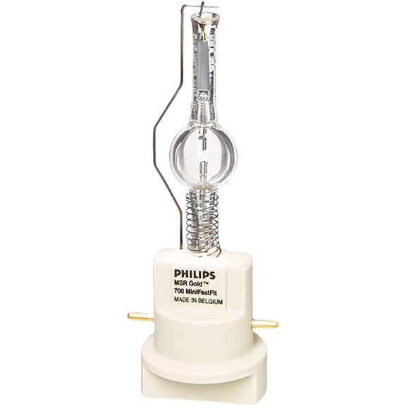 Philips MSR Gold 700 MiniFastFit 700W AC Lamp for Touring/Stage Lighting