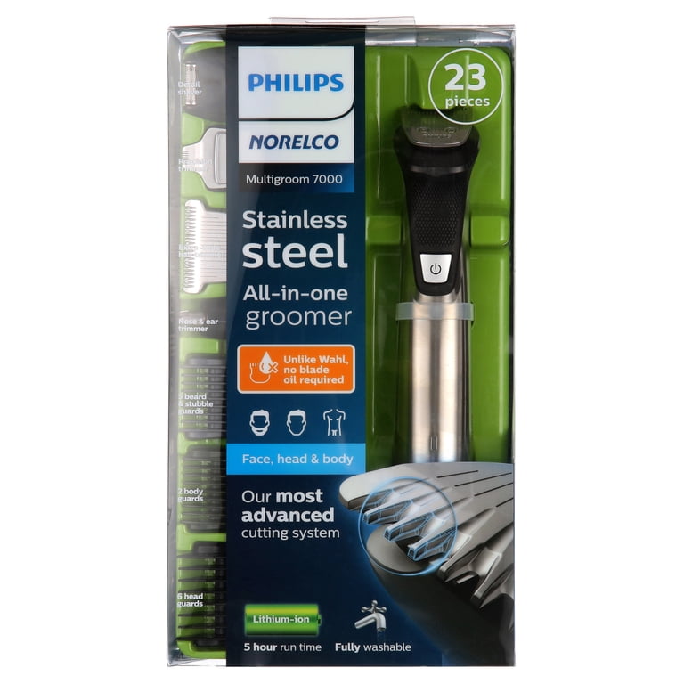 Philips Norelco MG7750/49 Multigroom Beard & Body Trimmer with 23