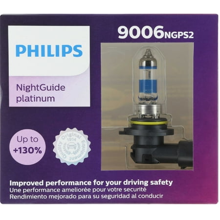 Philips Night Guide Platinum 9006 51W Two Bulbs Headlight Fog Light
