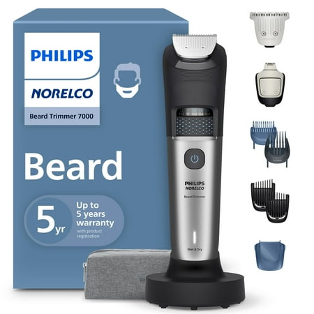 Philips Norelco - Beard Trimmer Series 7000 - Dark Silver