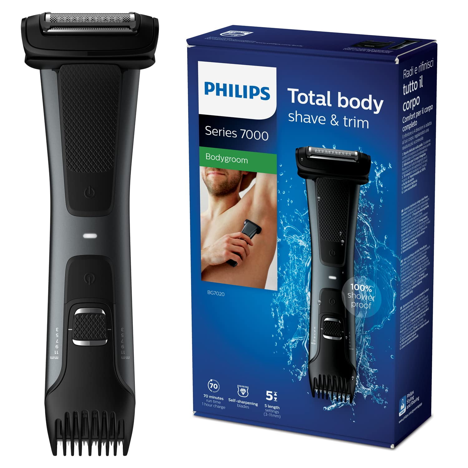 Philips Bodygroom 7000 Men's Hair Remover