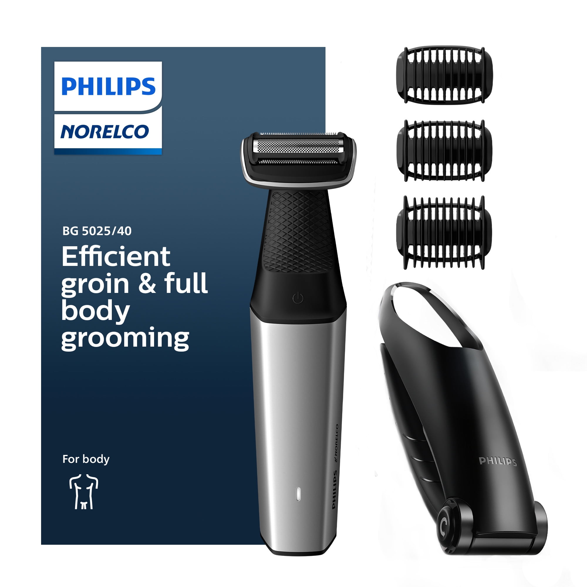 Philips Norelco Bodygroom, Series 3000 Body Shaver for Men, Showerproof  trimmer