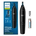 thumbnail interactive-video image 1 of Philips Norelco Electric Nosetrimmer 1000, AA Battery Operated NT1605/60, 1 of 12