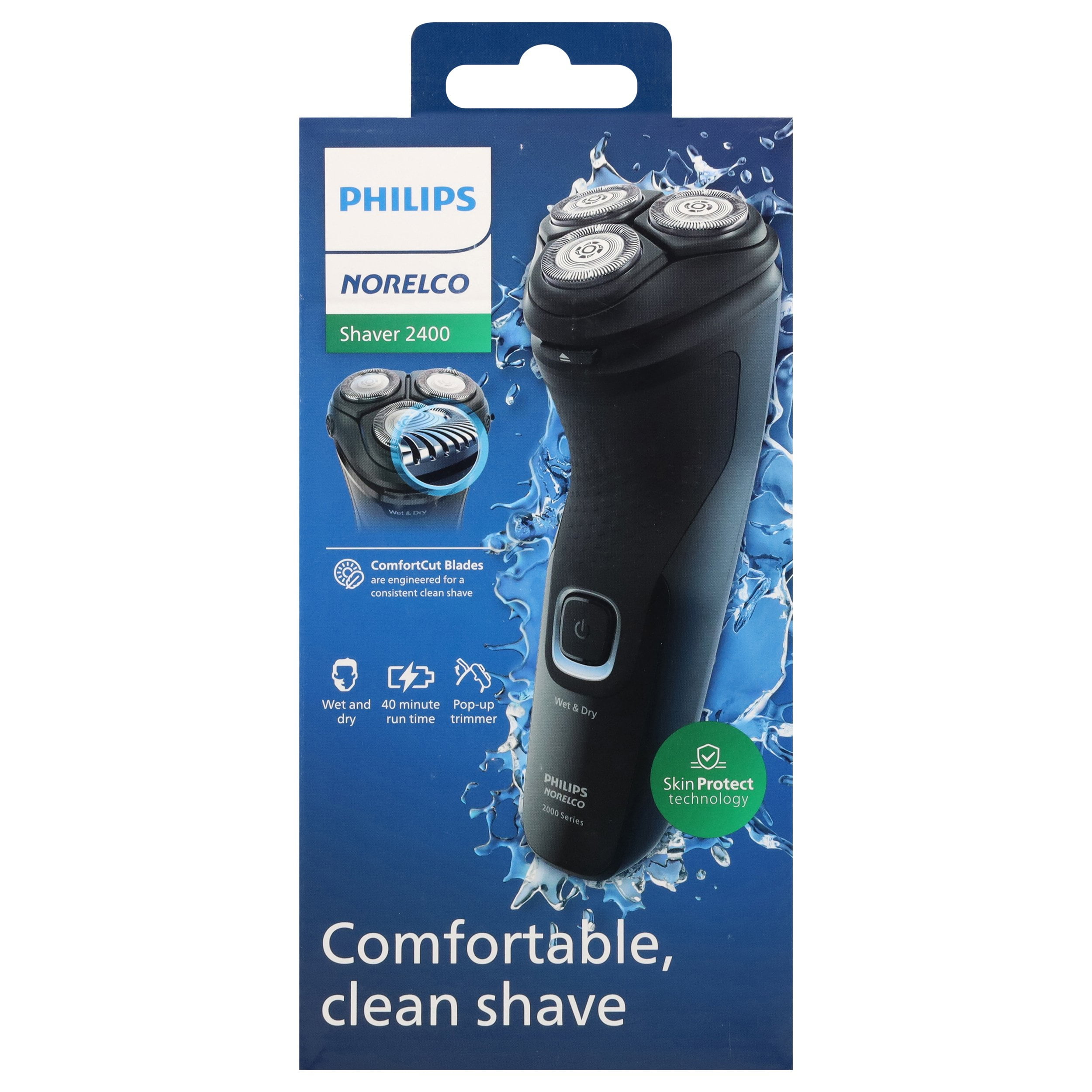 Philips Norelco Electric Rechargeable Shaver 2400 - Each (Packaging May Vary)