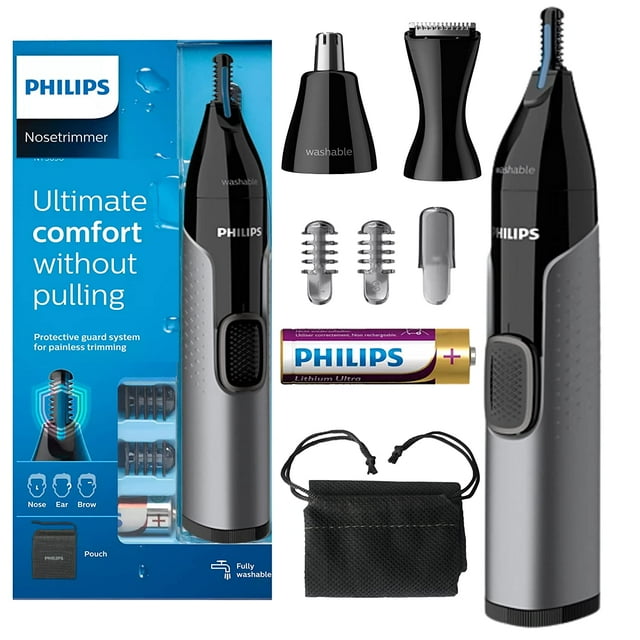 Philips Norelco 5000 Men's Hair Face Trimmer for Nose, Ear & Eyebrow