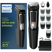 Philips Norelco Multi-groomer Series 3000, Powered Electric Trimmer  MG3740/40, 1 Each - 13 Pieces