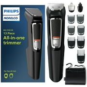 Philips Norelco Multigroom Series 3000 Men's Electric Multi Groomer, MG3740/40 - 13 pieces