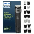 thumbnail interactive-video image 1 of Philips Norelco Multigroom Series 5000 18 Piece, Beard Face, Hair, Body and Intimate Hair Trimmer For Men - No Blade Oil MG5900/49, 1 of 9