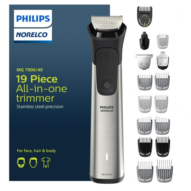 Philips Norelco Multigroom Series 7000 Mens Grooming Kit With Trimmer