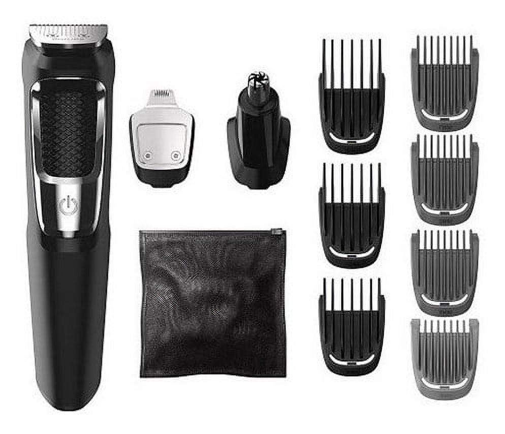 Philips Norelco Multigroomer Trimmer, 13 Piece Mens Grooming, for Beard, Nose, Ear & Hair Clipper, NO Blade Oil Needed, MG3750/60 - image 1 of 4