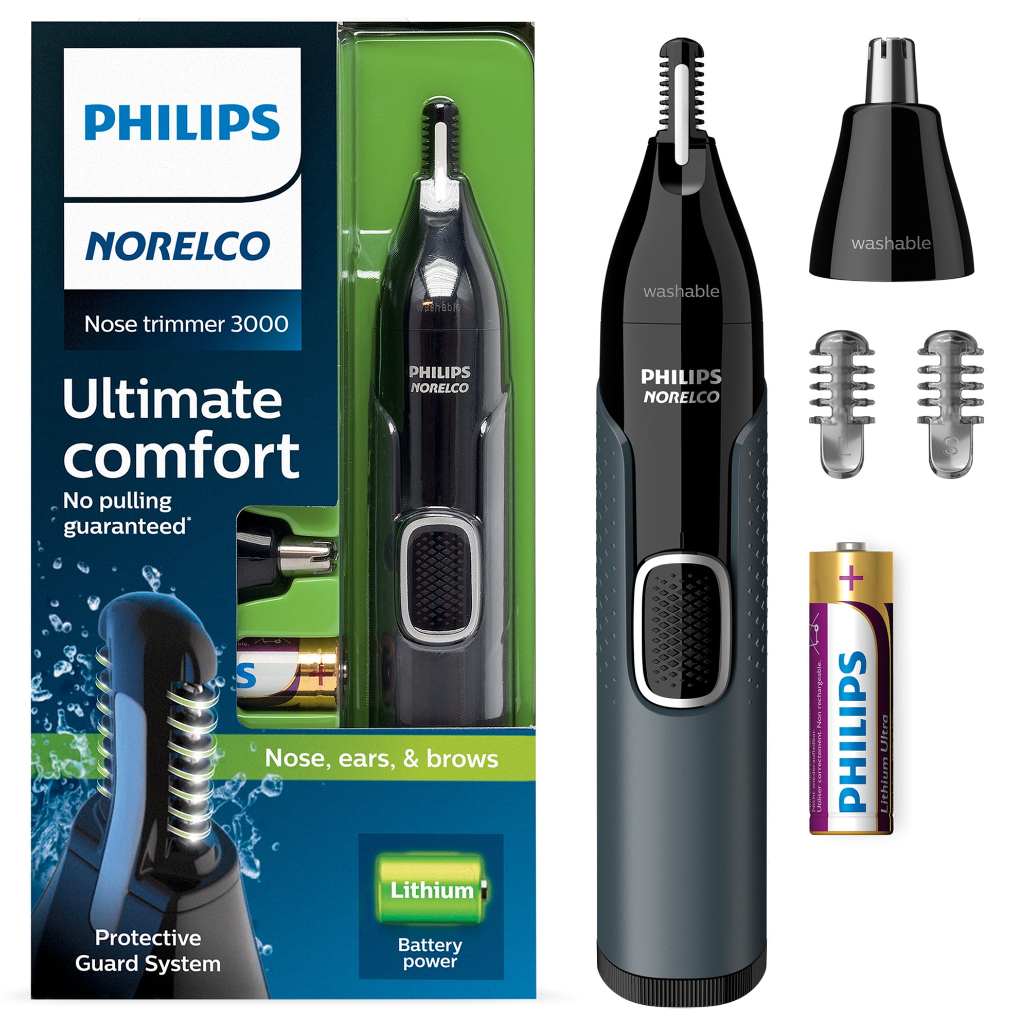 Philips Norelco Groomer Nose Trimmer 3000 for Nose, Ears