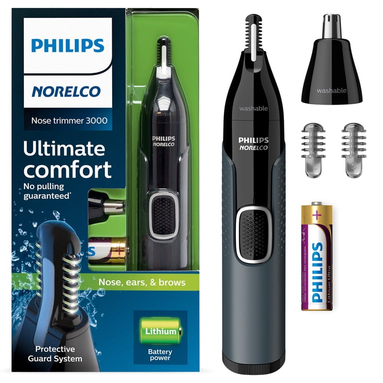 Philips Norelco Groomer Nose Trimmer 3000 for Nose, Ears, Eyebrows