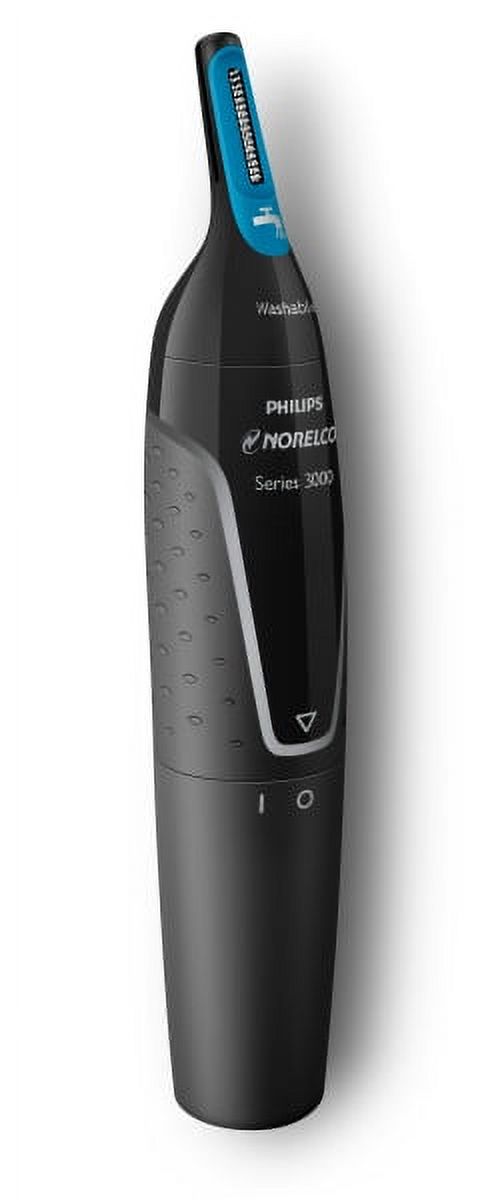 Philips Norelco Nose trimmer 3000, NT3000/49, with 6 pieces for nose, ears and eyebrows - image 1 of 12