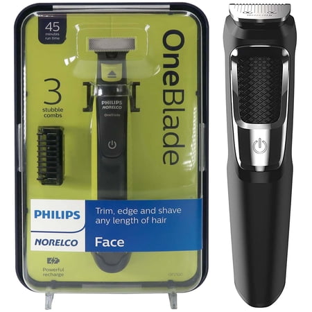 Philips Norelco OneBlade Hybrid Electric Trimmer, Shaver + 13pc Men's Rechargeable Electric Trimmer