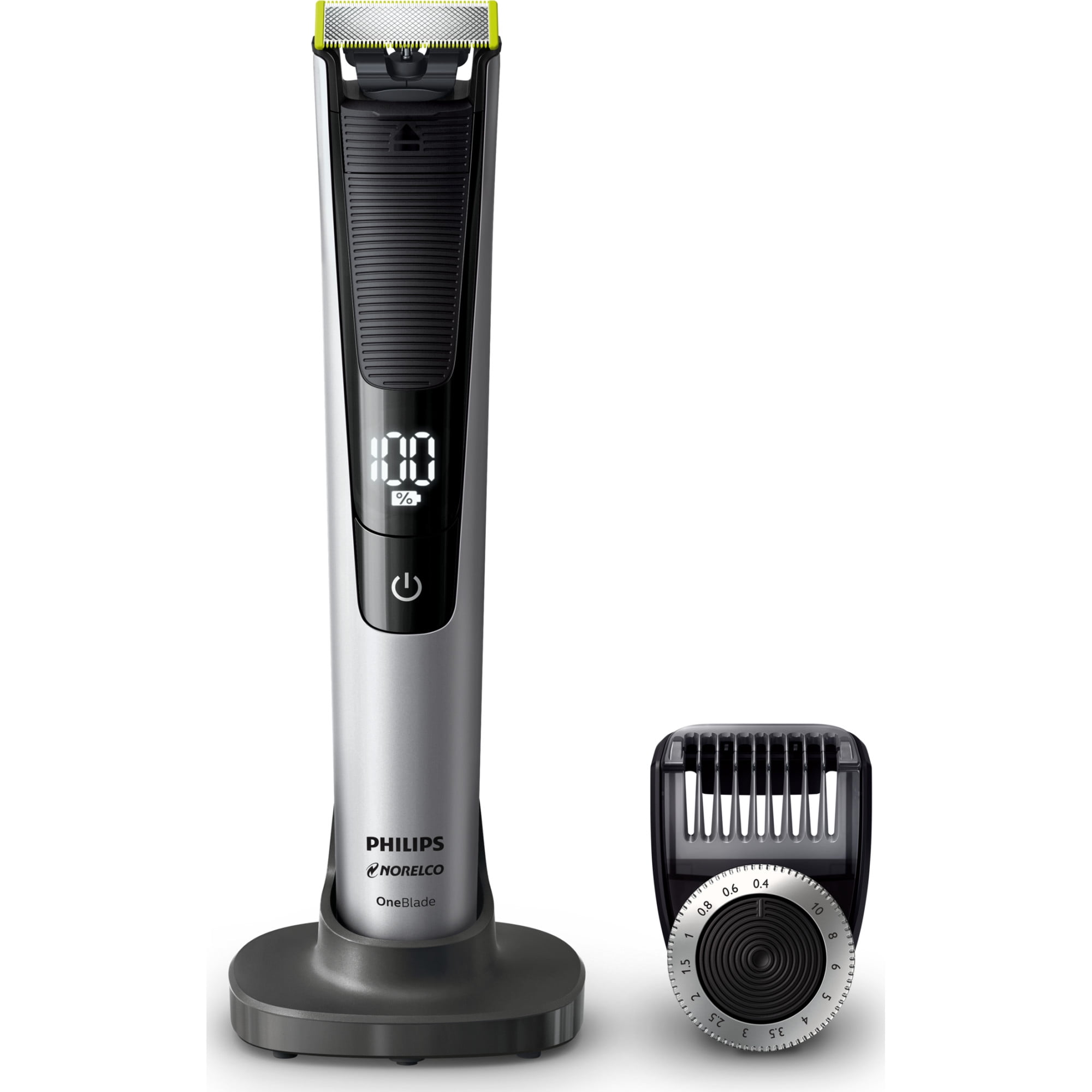 Philips OneBlade Pro 360 QP6541/15 Trim, Edge, Shave for Face & Body with  14-in-1 Adjustable Comb, Black