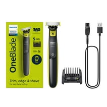Philips Norelco Oneblade 360 Face Hybrid Electric Trimmer and Shaver, QP2724/70