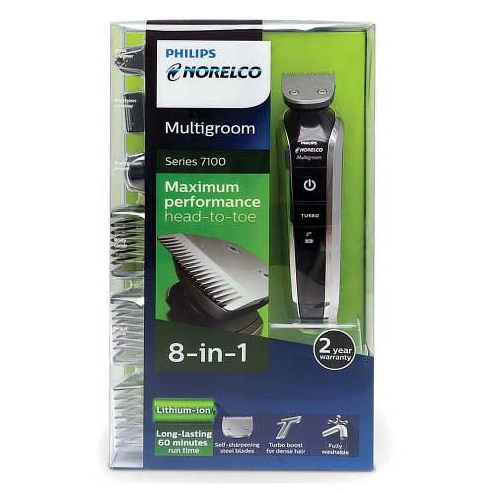 Philips Norelco QG3390 Multigroom Series 7100, 8 attachments