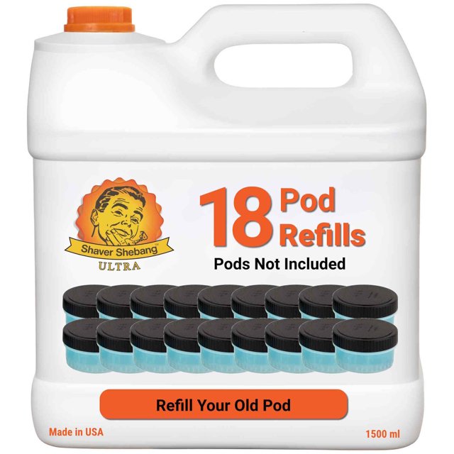 Philips Norelco Quick Clean, refill 18 pods from 1 Shaver Shebang Ultra