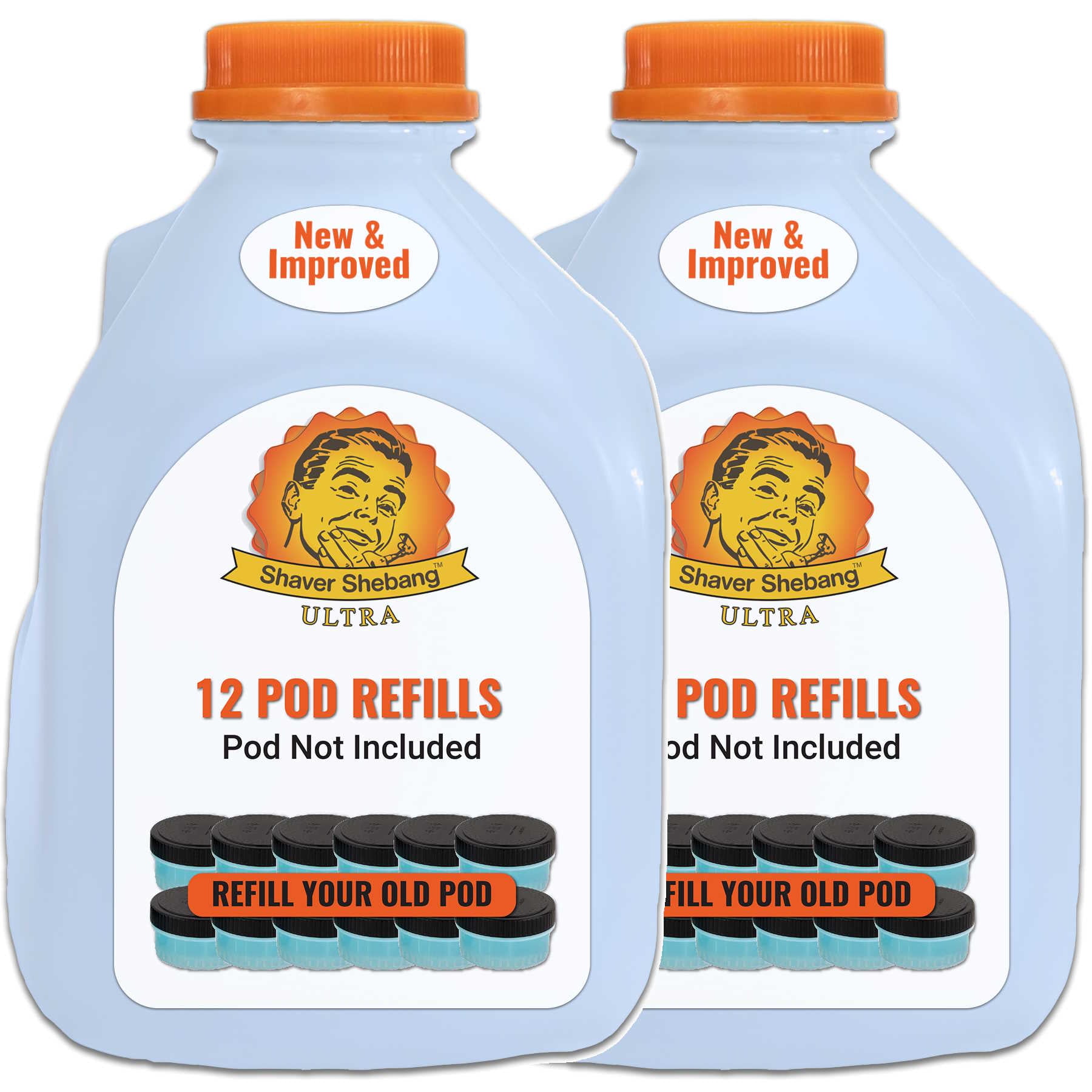 Philips Norelco Quick Clean, refill 24 pods from 2 Shaver Shebang Ultra