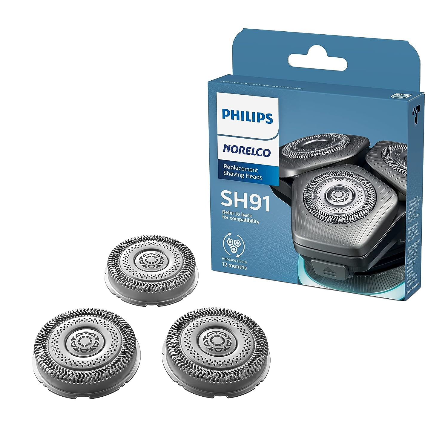 Philips Norelco SH91/52 Shaver Heads for S9000 and 9000 Prestige Series