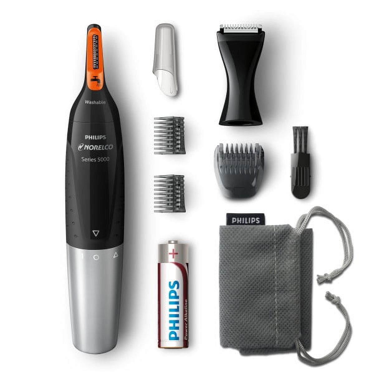 Philips Norelco Series 5000 Nosetrimmer 5100, Nose, Eyebrow and Ear Trimmer, NT5175/49 - image 1 of 2