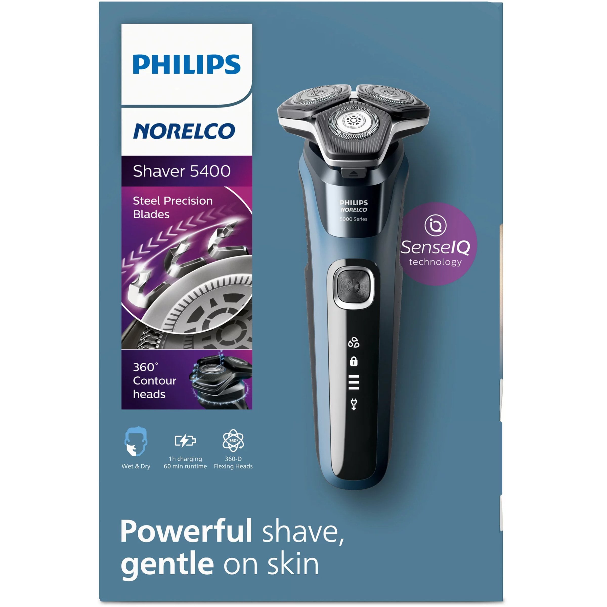 Philips Norelco Shaver 5400 Electric Razor - Each (Packaging May Vary)