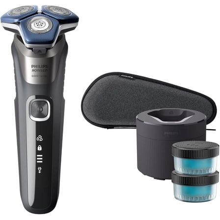 Philips Norelco Shaver 6900 with SenseIQ and Quick Clean Pod, Series 6000