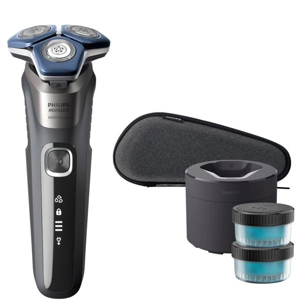 Philips Norelco Shaver 6900 with SenseIQ and Quick Clean Pod, Series