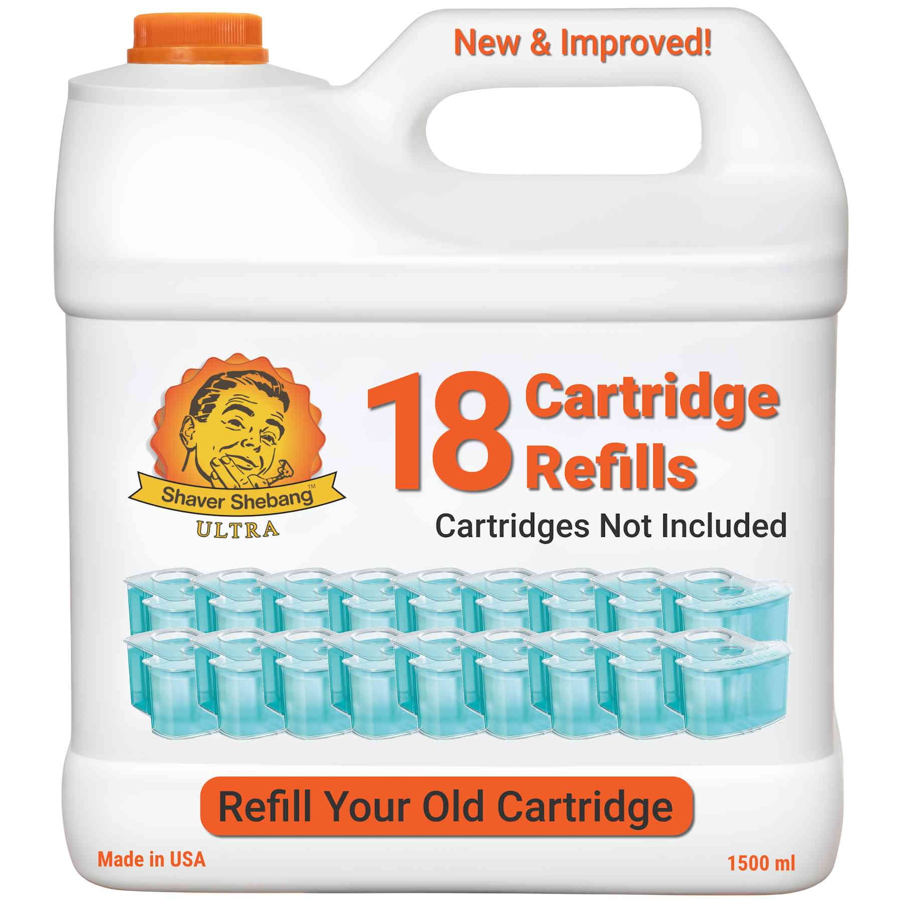 Philips Norelco SmartClean, refill 18 cartridges from 1 Shaver Shebang