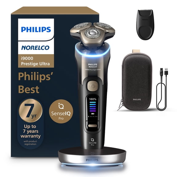 Philips Norelco I9000 Prestige Ultra Shaver with Triple Action Lift & Cut Technology