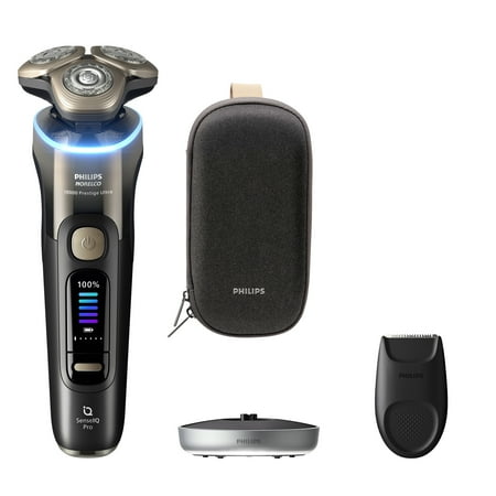 Philips Norelco - i9000 Prestige Ultra Shaver with Triple Action Lift & Cut Technology - Black