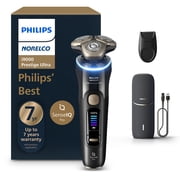 Philips Norelco Shaver I9000 Prestige Ultra, Wet & Dry Electric Shaver, Ink Black, Senseiq Pro Technology, Triple Lift & Cut System, 360 Rotating Nanotech Precision Blades, 5 Shaving Modes, XP9400/89