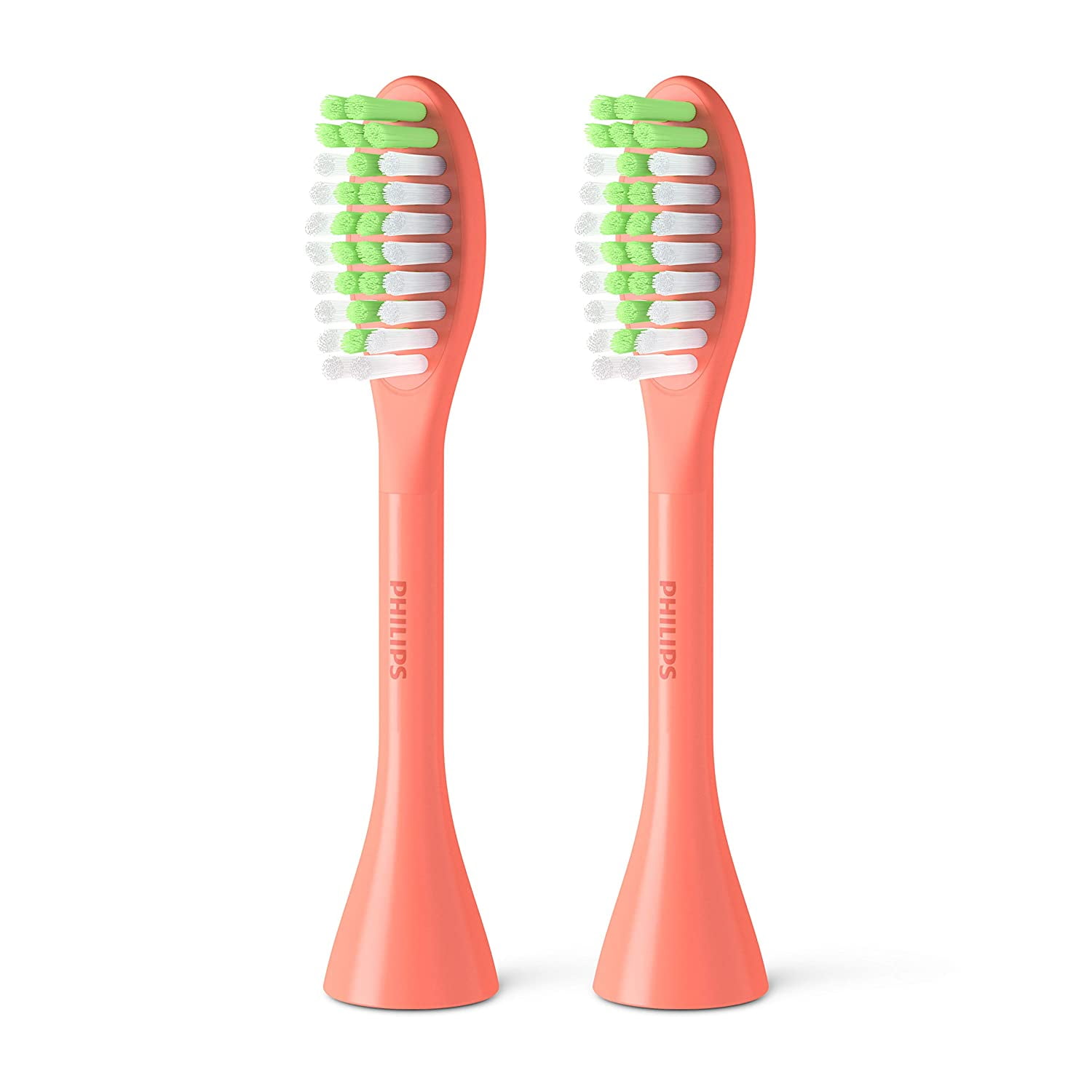 Philips One by Sonicare 2pk Brush Heads, Miami Coral, BH1022/01