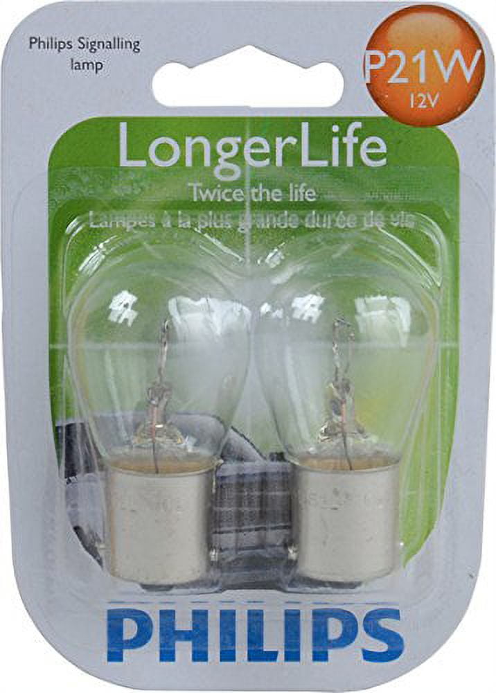 Philips P21Wll Longerlife Miniature Clear Twist Type Automotive Bulb