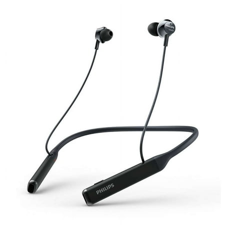 Philips - Wireless Sweat Resistant Over-Ear Headphones - Black